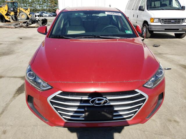 5NPD84LF6JH275541 - 2018 HYUNDAI ELANTRA SEL RED photo 5