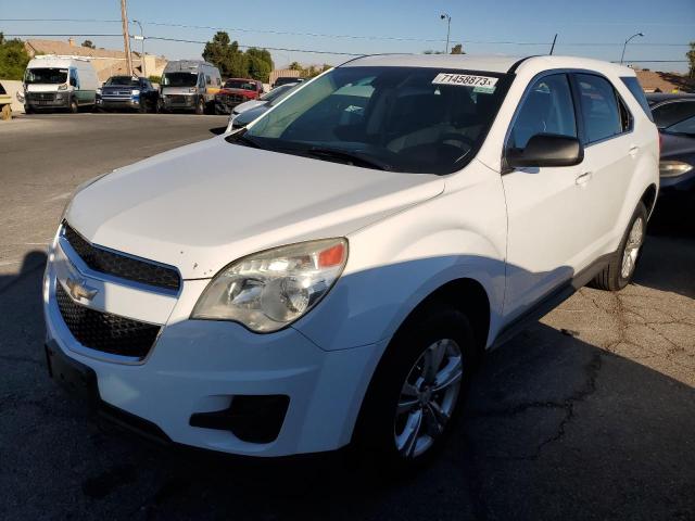 2GNALAEK9E6298811 - 2014 CHEVROLET EQUINOX LS WHITE photo 1