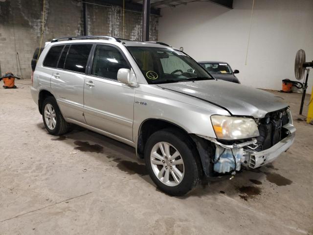 JTEEW21A170043887 - 2007 TOYOTA HIGHLANDER HYBRID SILVER photo 4