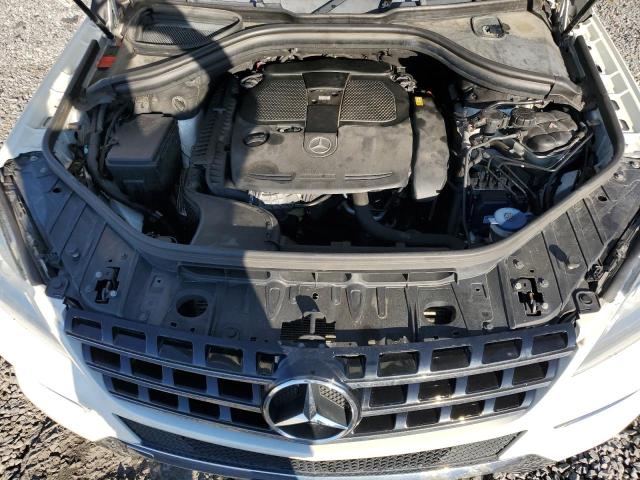 4JGDA5HB0DA248553 - 2013 MERCEDES-BENZ ML 350 4MATIC WHITE photo 12