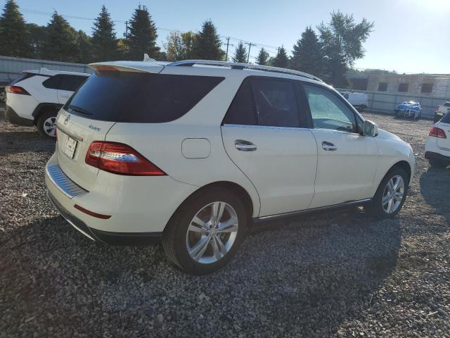 4JGDA5HB0DA248553 - 2013 MERCEDES-BENZ ML 350 4MATIC WHITE photo 3