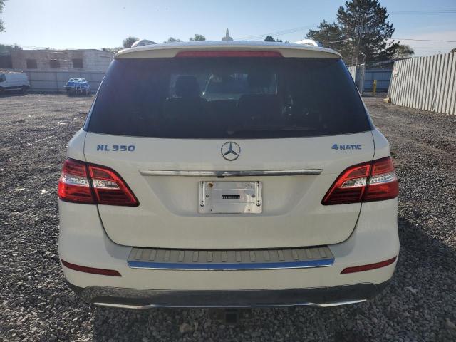 4JGDA5HB0DA248553 - 2013 MERCEDES-BENZ ML 350 4MATIC WHITE photo 6