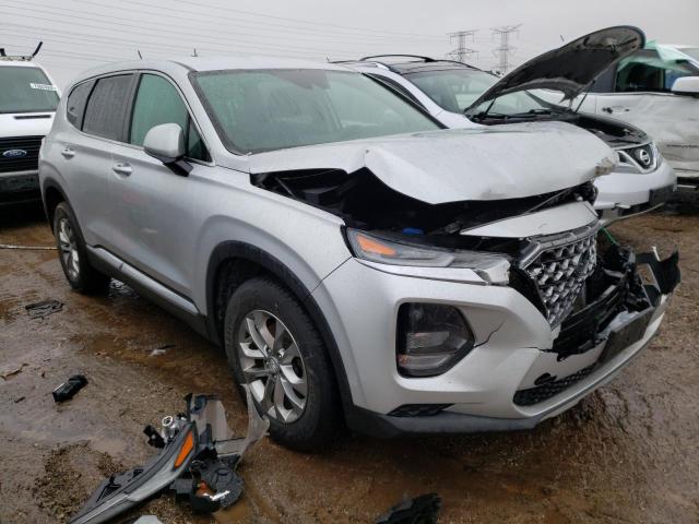 5NMS2CAD9KH078981 - 2019 HYUNDAI SANTA FE SE SILVER photo 4