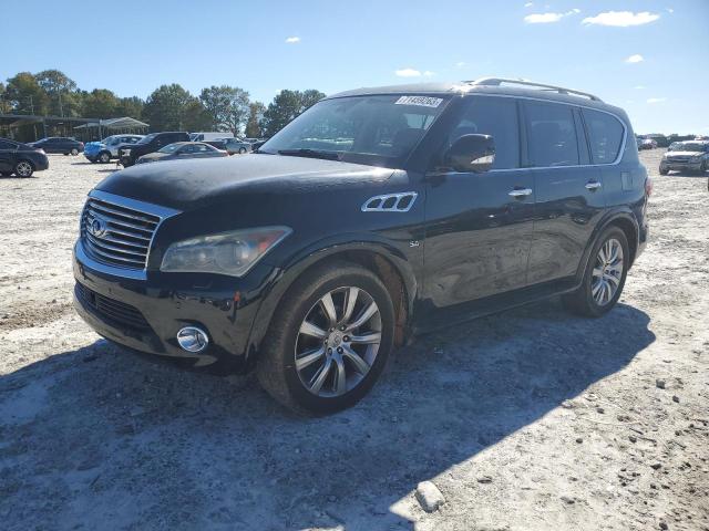 JN8AZ2ND7E9751458 - 2014 INFINITI QX80 BLACK photo 1