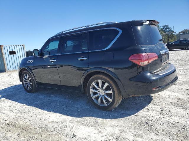 JN8AZ2ND7E9751458 - 2014 INFINITI QX80 BLACK photo 2