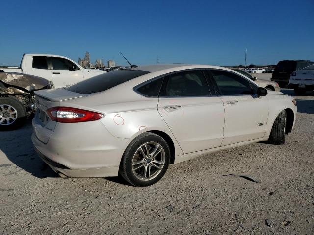 3FA6P0SUXFR147205 - 2015 FORD FUSION TITANIUM PHEV WHITE photo 3