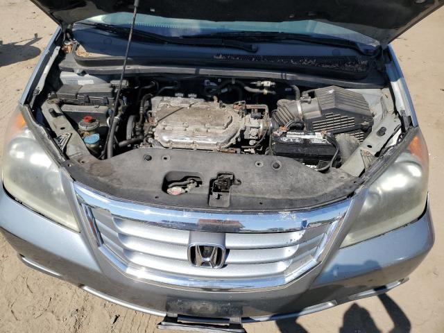 5FNRL3H68AB028902 - 2010 HONDA ODYSSEY EXL BLUE photo 12