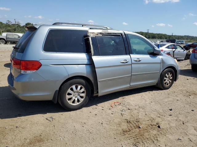 5FNRL3H68AB028902 - 2010 HONDA ODYSSEY EXL BLUE photo 3