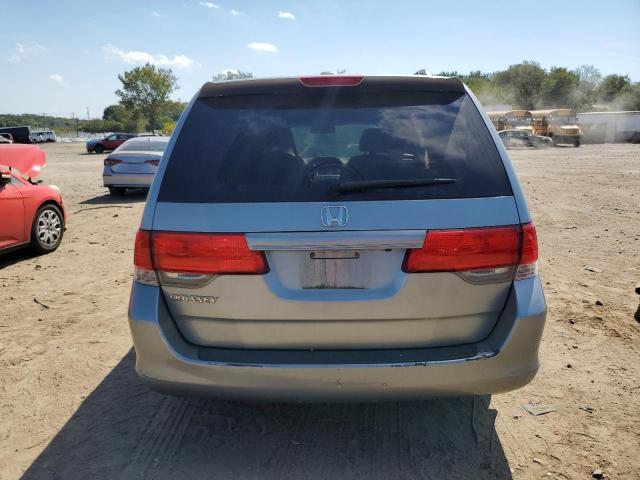 5FNRL3H68AB028902 - 2010 HONDA ODYSSEY EXL BLUE photo 6