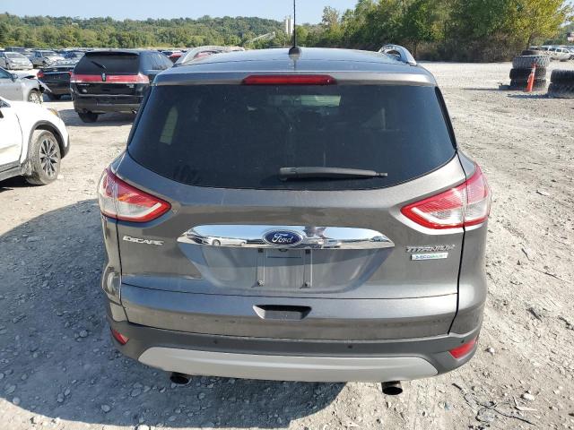 1FMCU0JX5EUC21344 - 2014 FORD ESCAPE TITANIUM GRAY photo 6