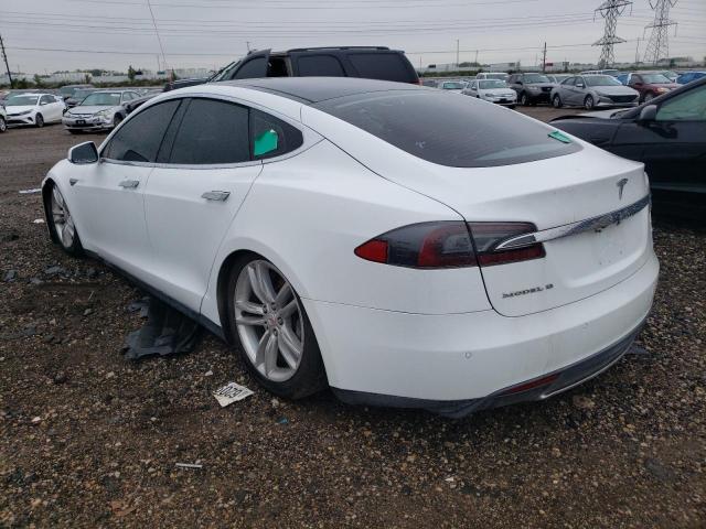 5YJSA1CN6DFP21143 - 2013 TESLA MODEL S Սպիտակ լուսանկար 2