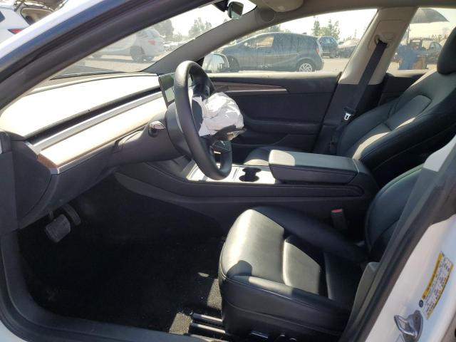 5YJ3E1EBXPF392690 - 2023 TESLA MODEL 3 Beyaz fotoğraf 7