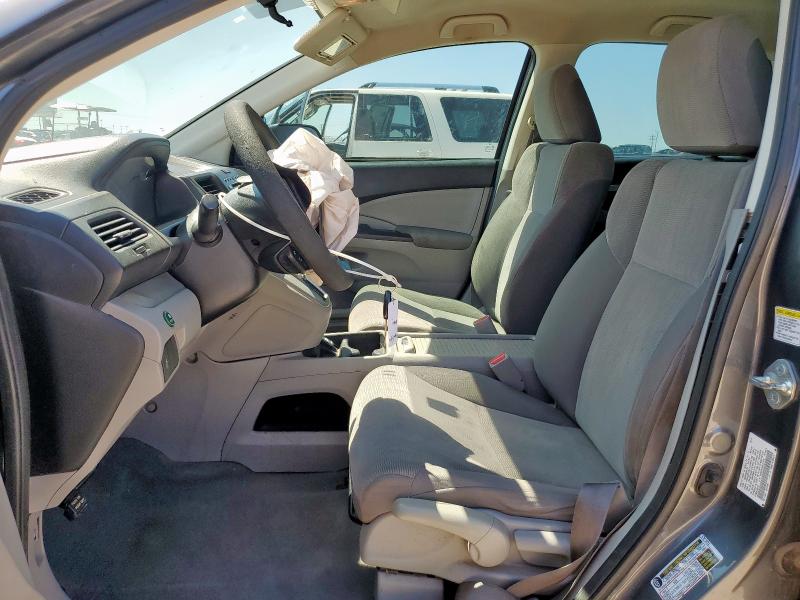 3CZRM3H34DG711319 - 2013 HONDA CR-V LX GRAY photo 7