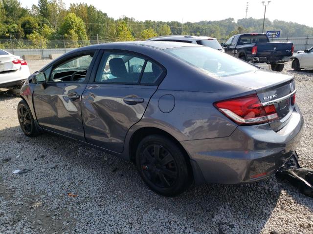 19XFB2F50EE065609 - 2014 HONDA CIVIC LX CHARCOAL photo 2