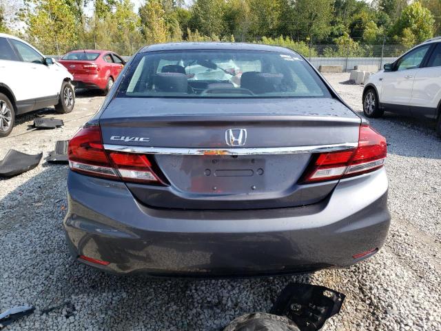 19XFB2F50EE065609 - 2014 HONDA CIVIC LX CHARCOAL photo 6