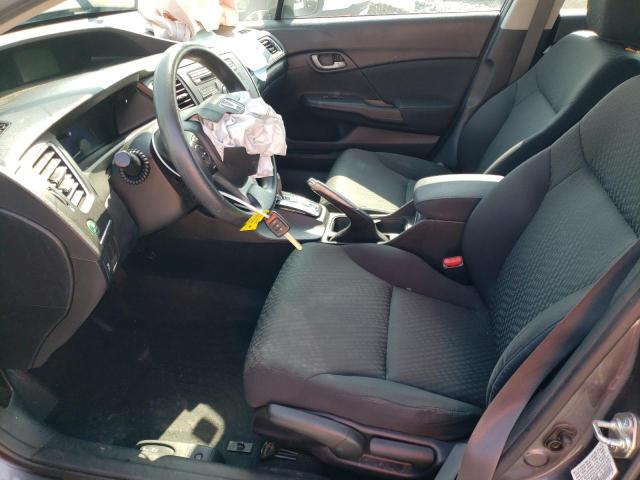19XFB2F50EE065609 - 2014 HONDA CIVIC LX CHARCOAL photo 7