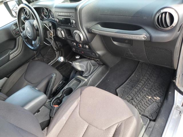 1C4AJWAG9DL586573 - 2013 JEEP WRANGLER SPORT GRAY photo 8