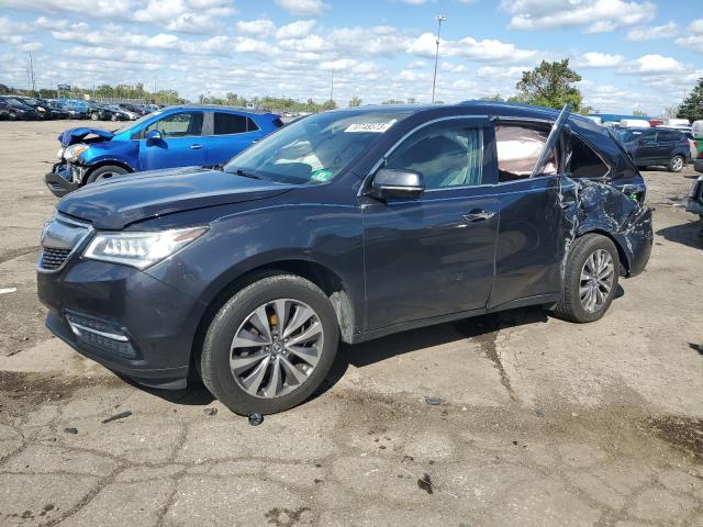 5FRYD4H48EB014855 - 2014 ACURA MDX TECHNOLOGY GRAY photo 1