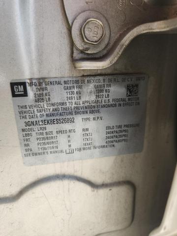3GNAL3EK8ES526892 - 2014 CHEVROLET CAPTIVA LT GOLD photo 13