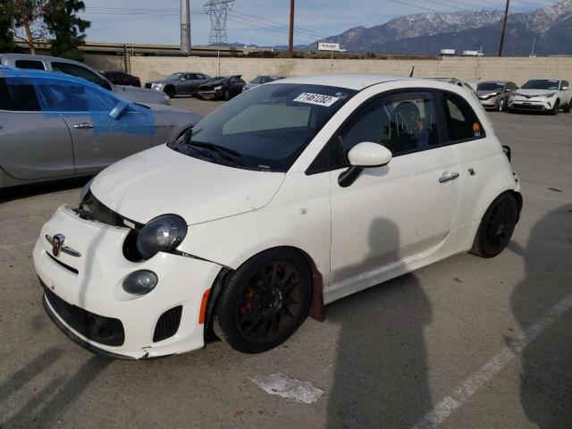 3C3CFFFHXFT710504 - 2015 FIAT 500 ABARTH WHITE photo 1