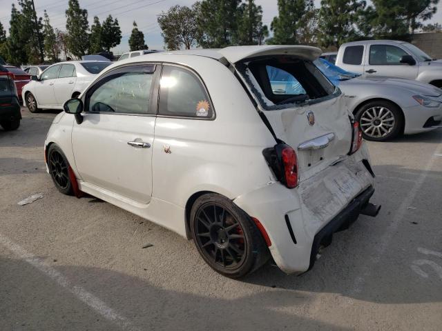 3C3CFFFHXFT710504 - 2015 FIAT 500 ABARTH WHITE photo 2