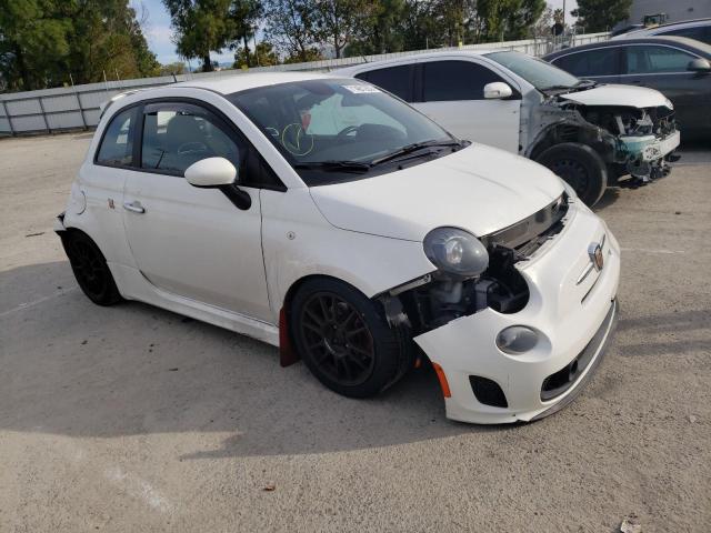 3C3CFFFHXFT710504 - 2015 FIAT 500 ABARTH WHITE photo 4