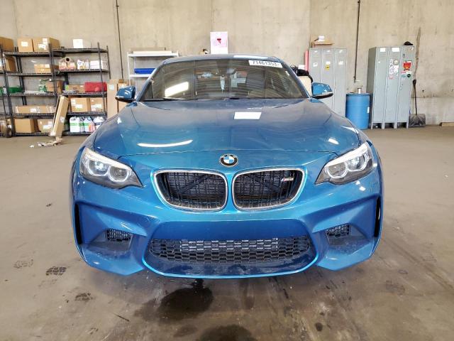 WBS1J5C58JVA12516 - 2018 BMW M2 BLUE photo 5