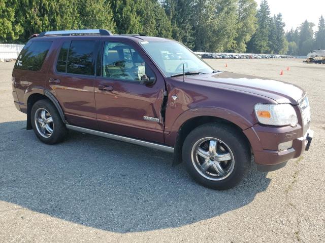 1FMEU75857UA92108 - 2007 FORD EXPLORER LIMITED MAROON photo 4