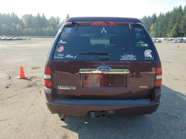 1FMEU75857UA92108 - 2007 FORD EXPLORER LIMITED MAROON photo 6