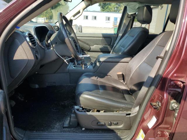 1FMEU75857UA92108 - 2007 FORD EXPLORER LIMITED MAROON photo 7