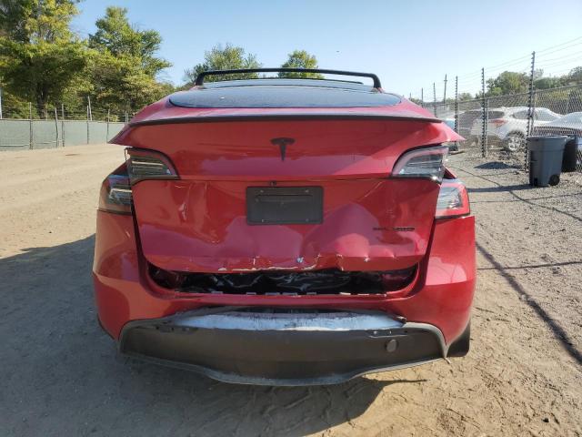 7SAYGDEF5PF793877 - 2023 TESLA MODEL Y RED photo 6