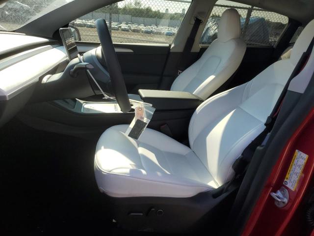 7SAYGDEF5PF793877 - 2023 TESLA MODEL Y RED photo 7
