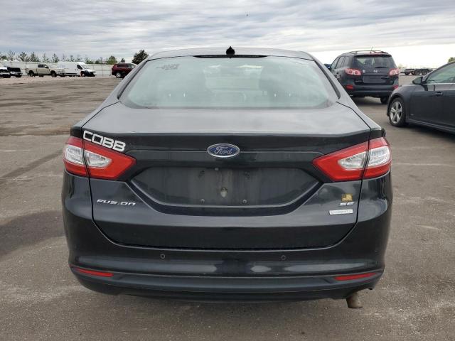 3FA6P0HD9ER135374 - 2014 FORD FUSION SE BLACK photo 6