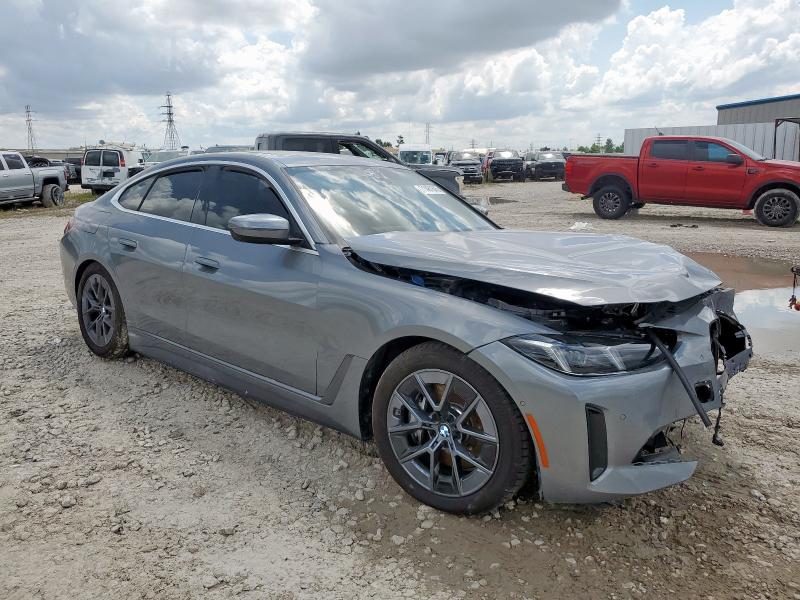 WBY23HD05SFU50458 - 2025 BMW I4 EDRIVE 40 GRAY photo 4