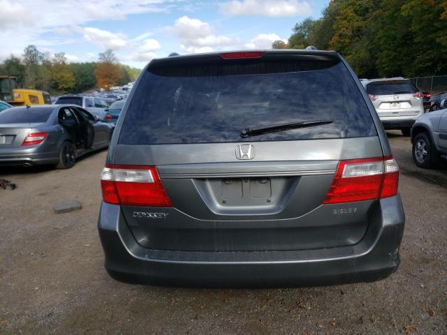 5FNRL38667B506940 - 2007 HONDA ODYSSEY EXL GRAY photo 6