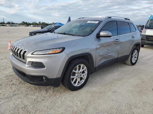 1C4PJLCS7EW122692 - 2014 JEEP CHEROKEE LATITUDE SILVER photo 1