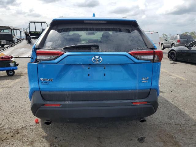 JTMP1RFV4KD025921 - 2019 TOYOTA RAV4 XLE BLUE photo 6