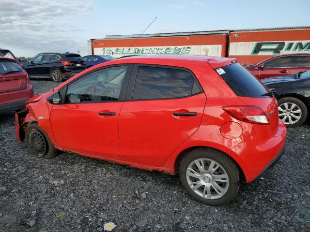 JM1DE1KY5C0142716 - 2012 MAZDA MAZDA2 წითელი ფოტო 2
