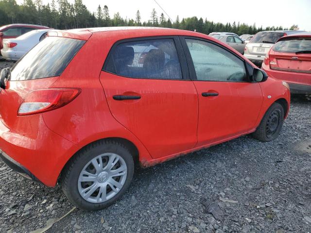JM1DE1KY5C0142716 - 2012 MAZDA MAZDA2 წითელი ფოტო 3