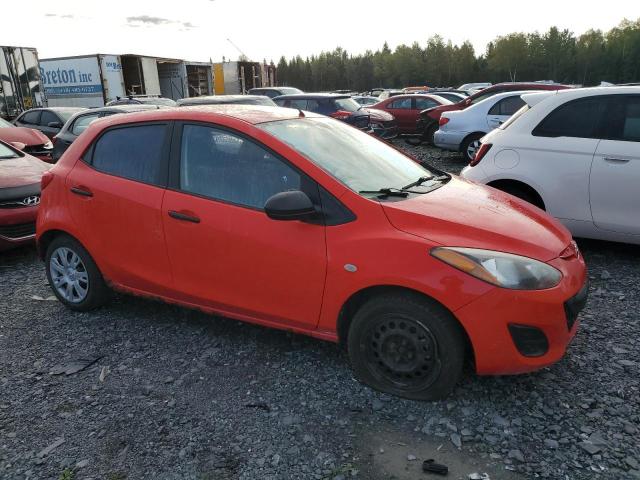 JM1DE1KY5C0142716 - 2012 MAZDA MAZDA2 წითელი ფოტო 4