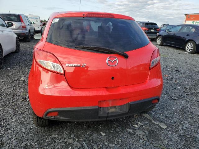 JM1DE1KY5C0142716 - 2012 MAZDA MAZDA2 წითელი ფოტო 6