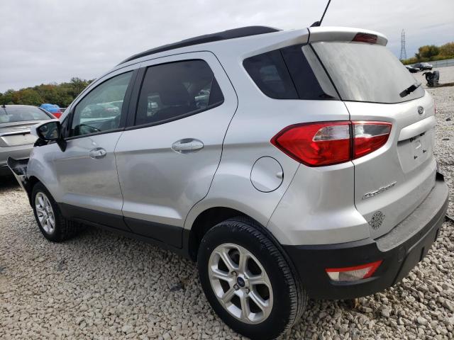 MAJ3S2GE9KC257993 - 2019 FORD ECOSPORT SE SILVER photo 2