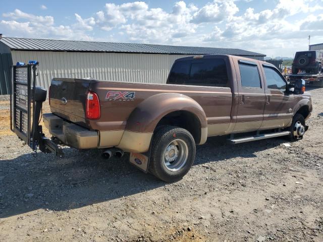 1FT8W3DT6CEB57871 - 2012 FORD F350 SUPER DUTY BROWN photo 3