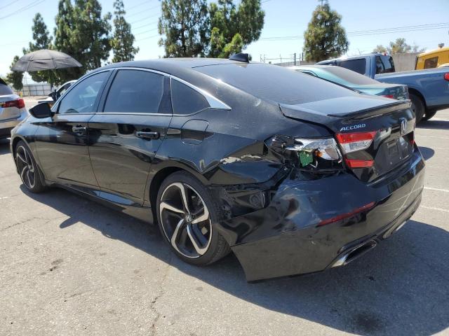 1HGCV1F31KA037336 - 2019 HONDA ACCORD SPORT أسود صورة 2