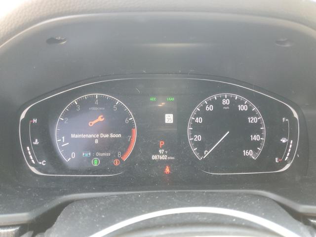 1HGCV1F31KA037336 - 2019 HONDA ACCORD SPORT أسود صورة 9