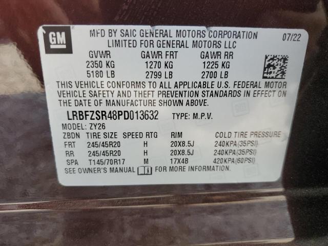 LRBFZSR48PD013632 - 2023 BUICK ENVISION AVENIR MAROON photo 14