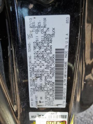 5TFTX4CN7DX035350 - 2013 TOYOTA TACOMA ACCESS CAB Negro foto 12