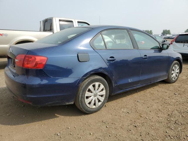 3VW2K7AJ1DM281101 - 2013 VOLKSWAGEN JETTA BASE Azul foto 3