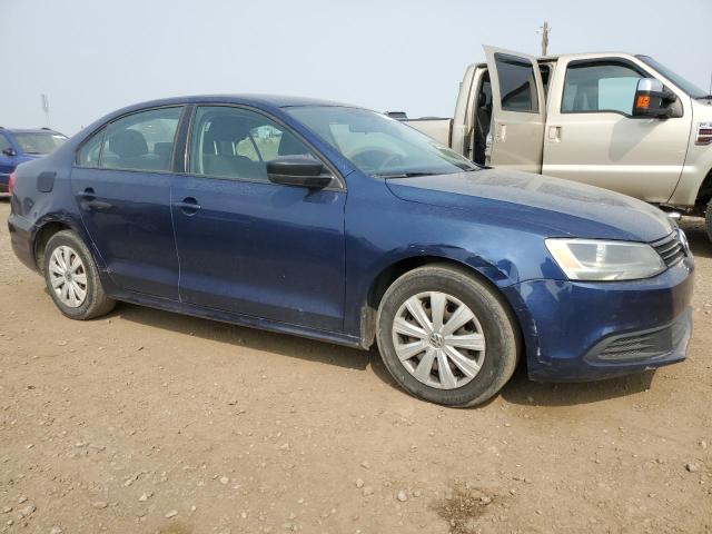 3VW2K7AJ1DM281101 - 2013 VOLKSWAGEN JETTA BASE Azul foto 4