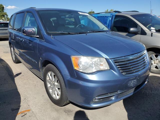 2C4RC1CG5CR195925 - 2012 CHRYSLER TOWN & COU TOURING L BLUE photo 4